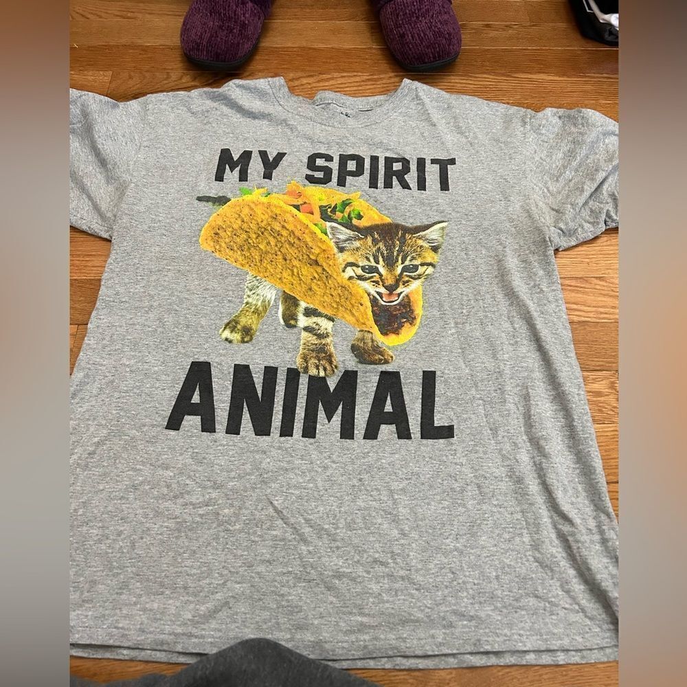 Walnut & 39th Taco Cat Spirit Animal Funny Tshirt